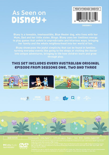 Bluey: Seasons 1-3 (DVD)