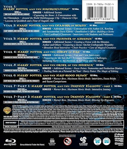 Harry Potter: The Complete 8-Film Collection  [Blu-ray]